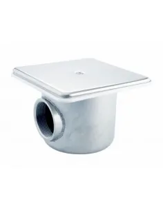 Sump with square stainless steel cover. Outlet 2" Astralpool