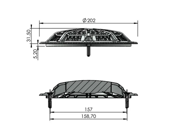AstralPool homologated drain grating