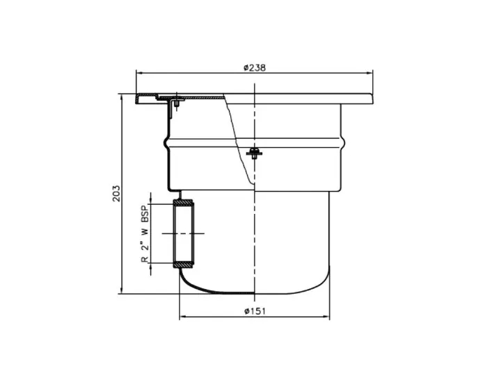 AstralPool stainless steel circular drain...