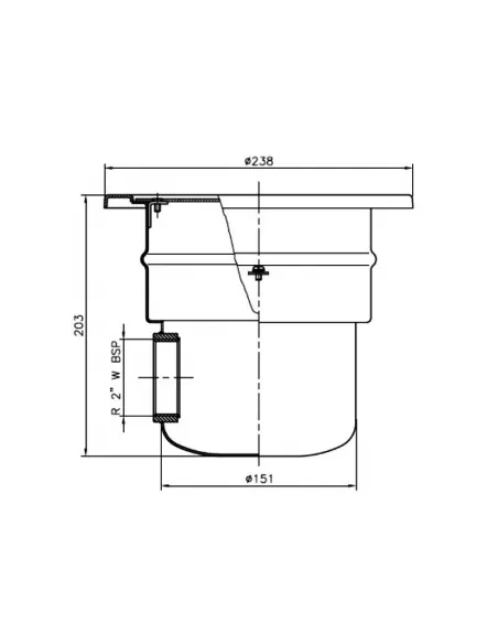 AstralPool stainless steel circular drain concrete pool