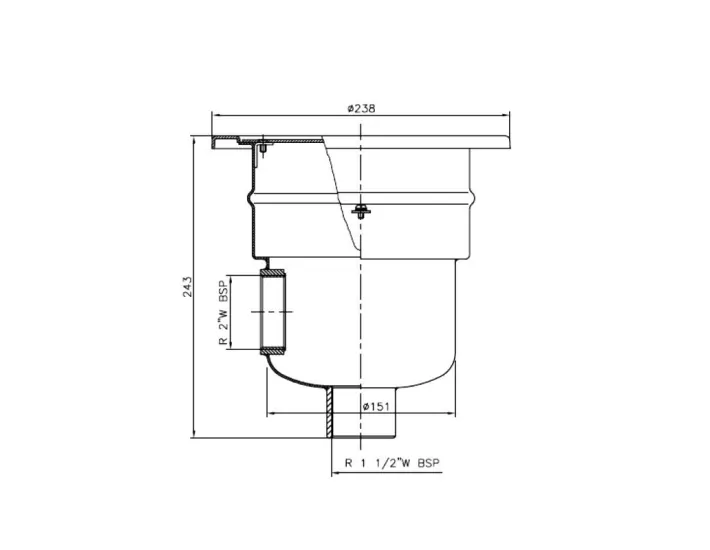 AstralPool stainless steel circular drain...