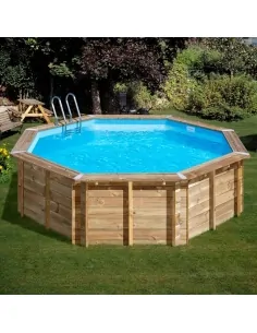 Wooden pool Gre Sunbay Violette 2 round Ø500x127 2