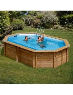 Wooden pool Gre Sunbay Grenade 2 Oval 436x336x117 2