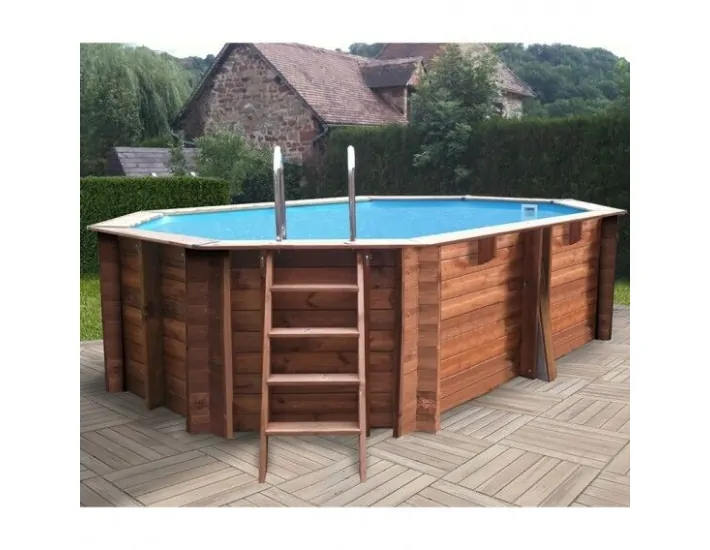 Wooden pool Gre Sunbay Grenade 2 Oval 436x336x117