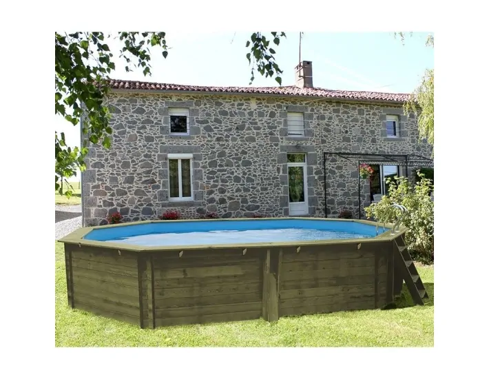 Wooden swimming pool Gre Sunbay Cannelle 2 Oval...