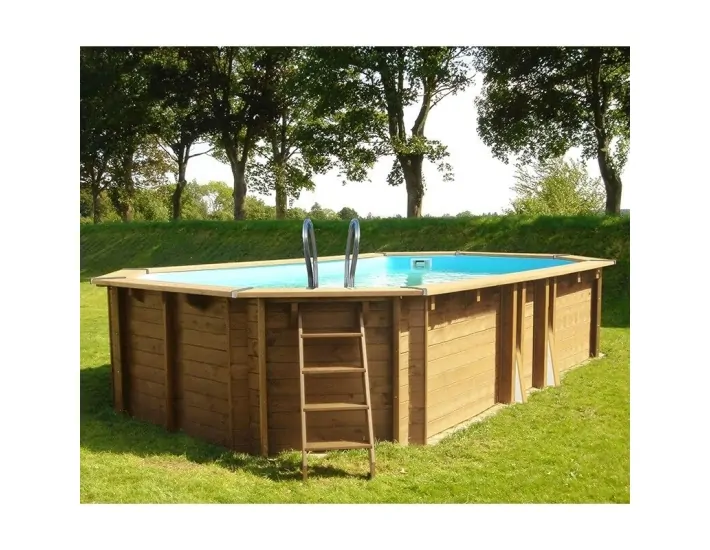 Wooden swimming pool Gre Sunbay Safran 2 Oval...