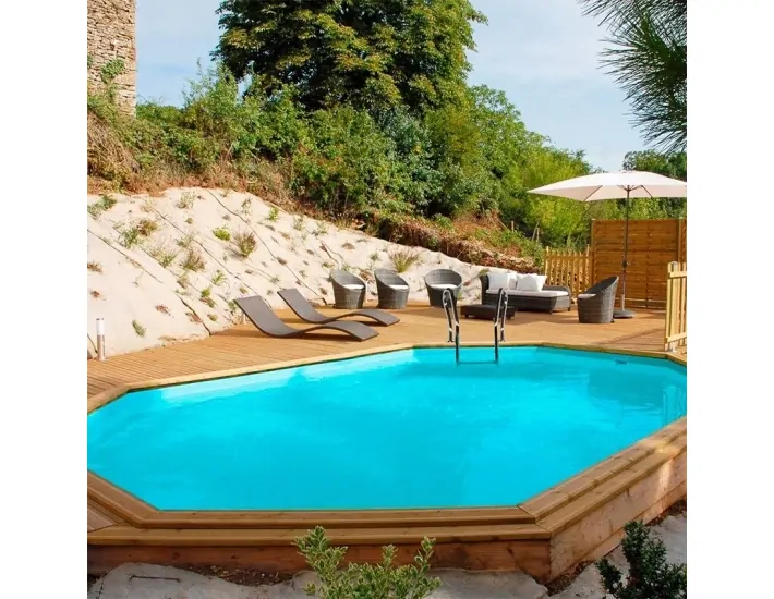 Wooden Swimming Pool Gre Sunbay Avocado Oval...