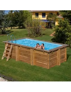 Wooden swimming pool Gre Sunbay Marbella 2 Rectangular... 2