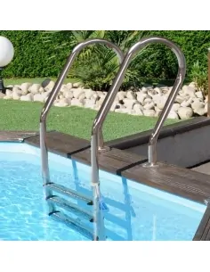 Stainless steel ladder for wooden pool Gre 2