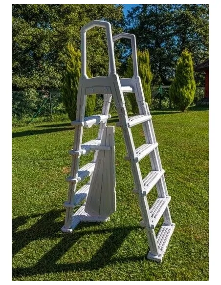 Escalera de seguridad Premium 2x4 peldaños Gre