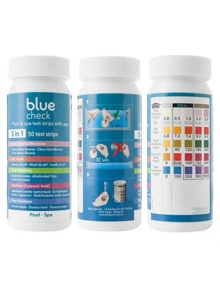 Tiras-teste Blue Check (aplicação Blue Connect)