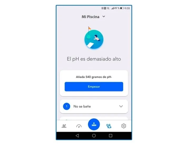 Tiras-teste Blue Check (aplicação Blue Connect)