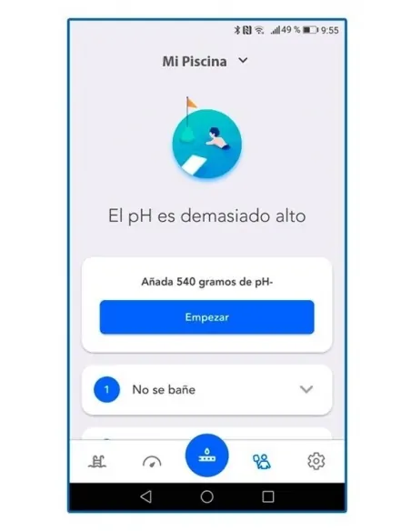 Tiras-teste Blue Check (aplicação Blue Connect)