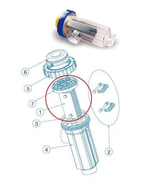 Electrode cell Idegis Tecno