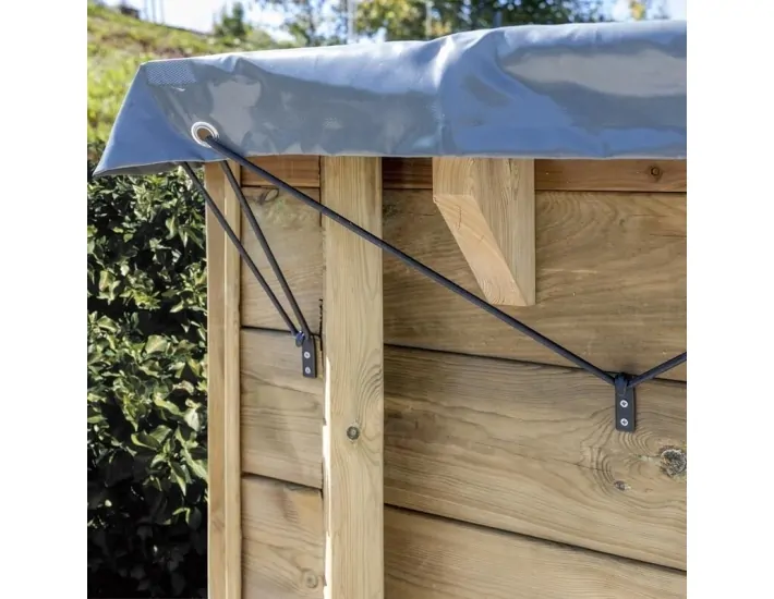 Winterafdekking Gre Ronde houten zwembaden