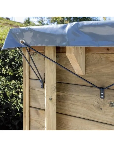 Winterafdekking Gre Ronde houten zwembaden