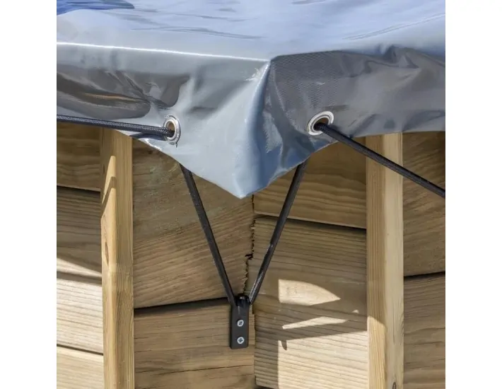 Winterafdekking Gre Ronde houten zwembaden