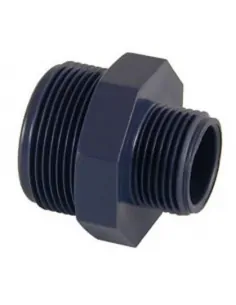 Male x male PVC threaded reducer
