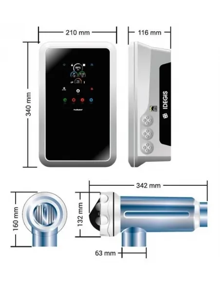 Salzchlorinator Idegis Domotic S2 LS PLUS (pH + ORP)