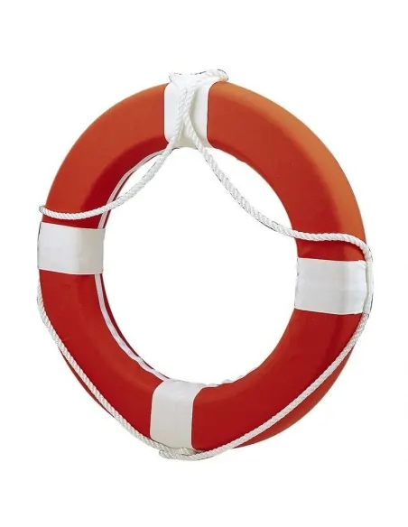 Aus Styropor hergestellte Rettungsringe