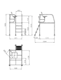 Multifunctionele stoel H-1000 2