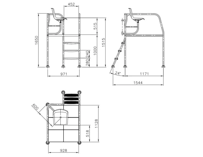 Multifunctionele stoel H-1000