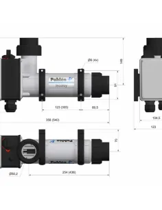 Electric Heater Pahlen AQUA COMPACT 3 KW 2