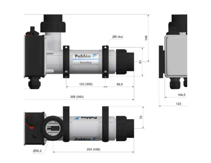Electric Heater Pahlen AQUA COMPACT 3 KW