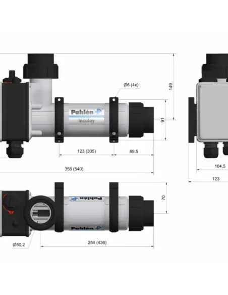 Electric Heater Pahlen AQUA COMPACT 3 KW