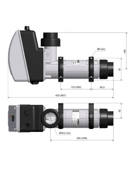 Electric Heater Pahlen AQUA HL INCOLOGY