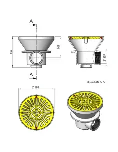Circular Sink Outlet 2" AstralPool 2