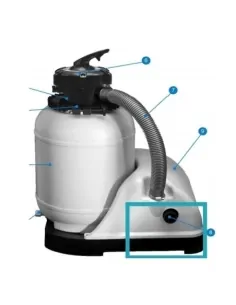 Pomp-motorsamenstelling Gre 1/3pk 280W 12000