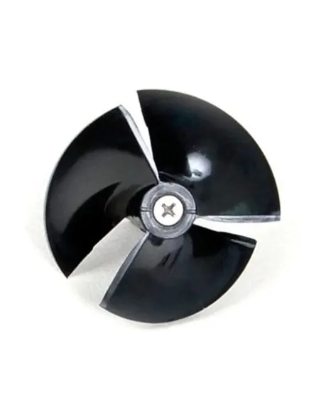 Zwarte Turbine propeller met schroef Dolphin 9995266