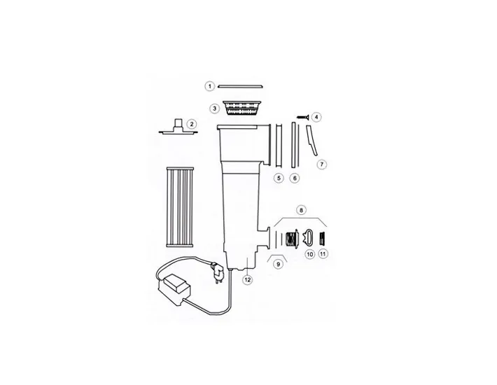 Válvula de pressão branca Gre 09928RG10