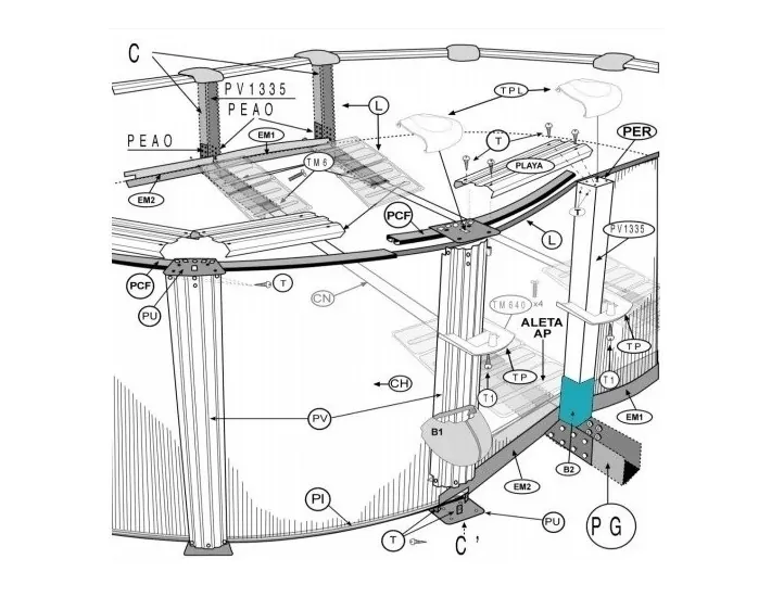 Zwembadafwerking Gre met Omega's Bruin PIOWP