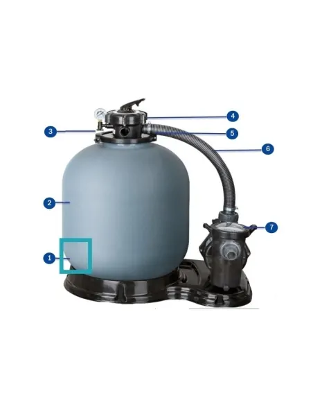 Ablassschraube + Dichtung Gre FS500 TAPONFS500