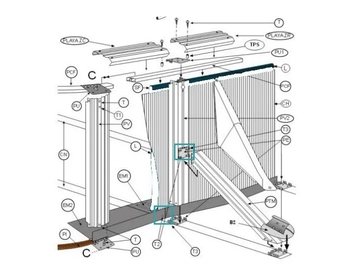 Kit 36 Metric Screws 6*12 KIT36PTORALP