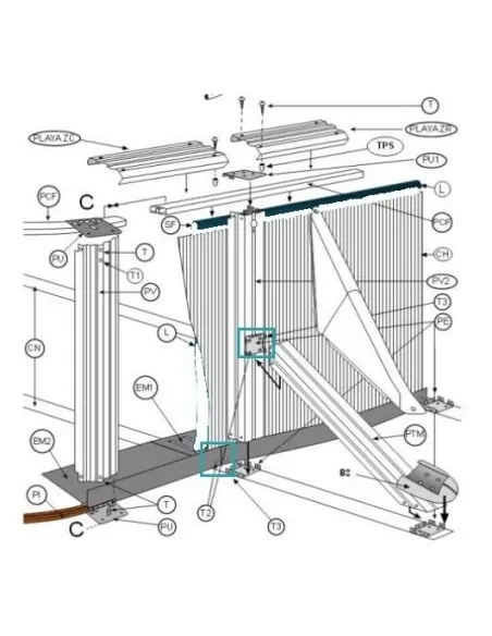 Kit 36 Metric Screws 6*12 KIT36PTORALP