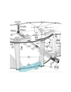 Perfil Inferior Sujeción Chapa Piscina Gre 500x340x120 CM...
