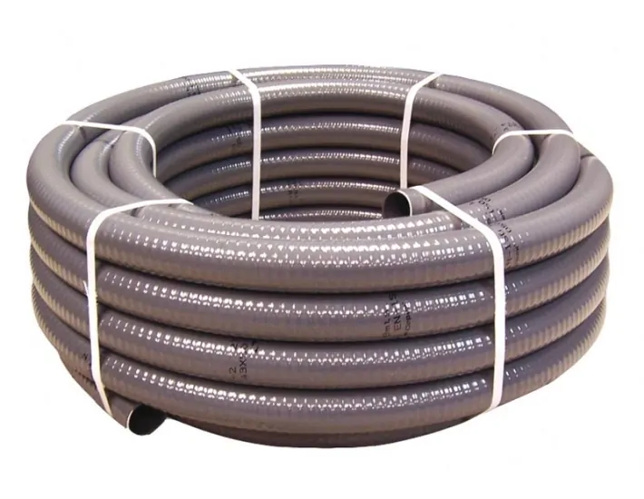 PVC Halbsteifes graues Rohr Ø50 25M