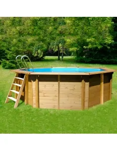 Wooden Swimming Pool Gre Sunbay Vasto Round Ø428x136 2