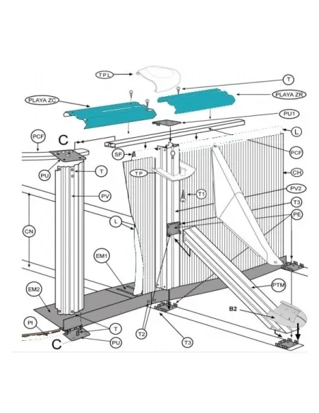 10 Playas 15x82 cm Piscina Gre Imitação Madeira 500x300 PLYW15100820