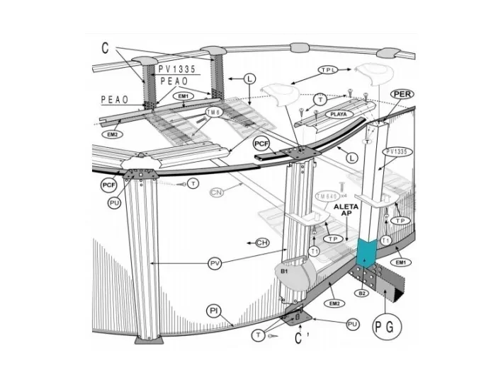 Rifiniture grigie per piscine con Omega Gre PIOGP