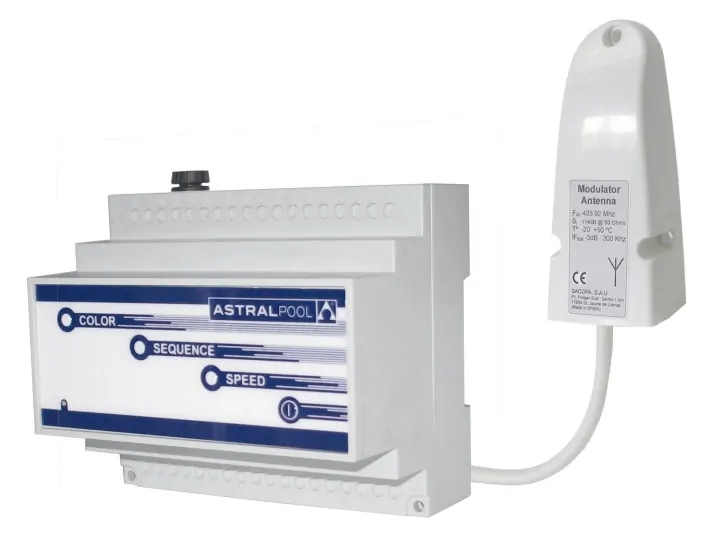 Receiver-Modulator for LED Projectors