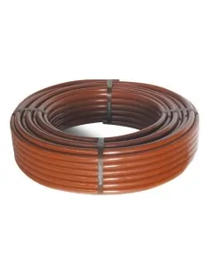 Brown drip irrigation tubing with integrated dripper (100...