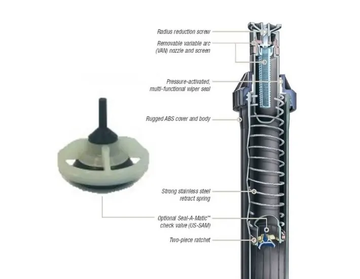 Anti-drain valve for UNI-Spray diffuser US-SAM KIT