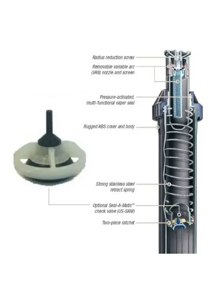 Anti-drain valve for UNI-Spray diffuser US-SAM KIT
