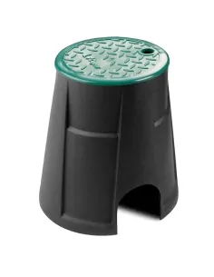 Circular 5" manhole with snap-on cover