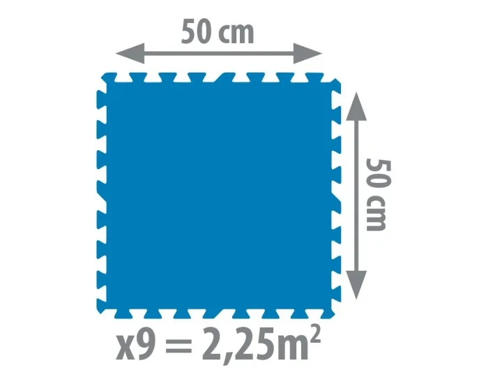 Bodenabdeckung für herausnehmbare Schwimmbäder Gre