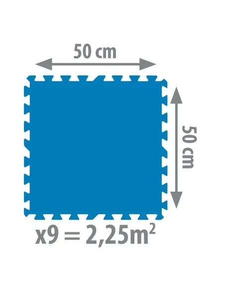 Bodenabdeckung für herausnehmbare Schwimmbäder Gre